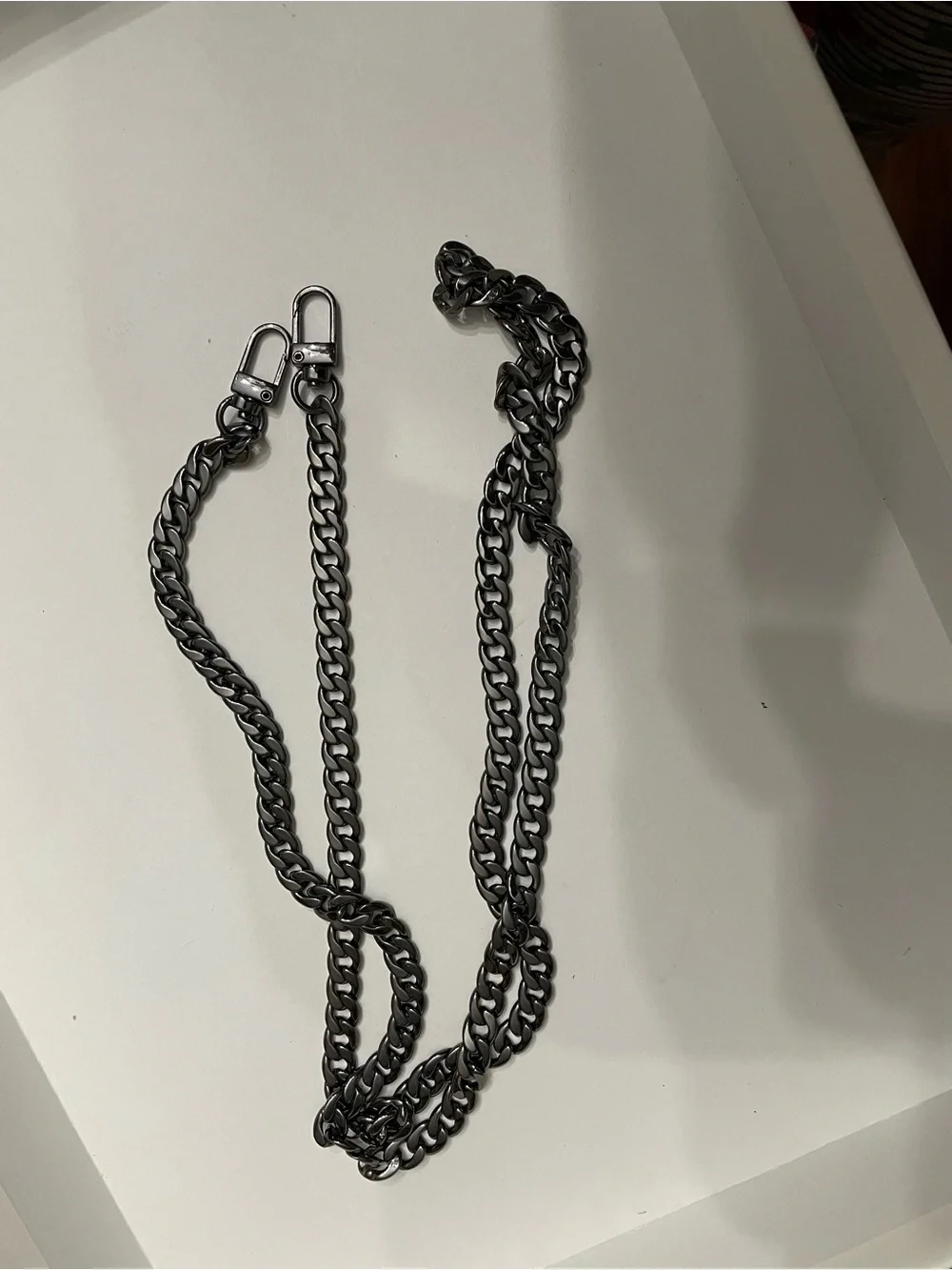 Gunmetal replacement Chain Strap - 47” nwot